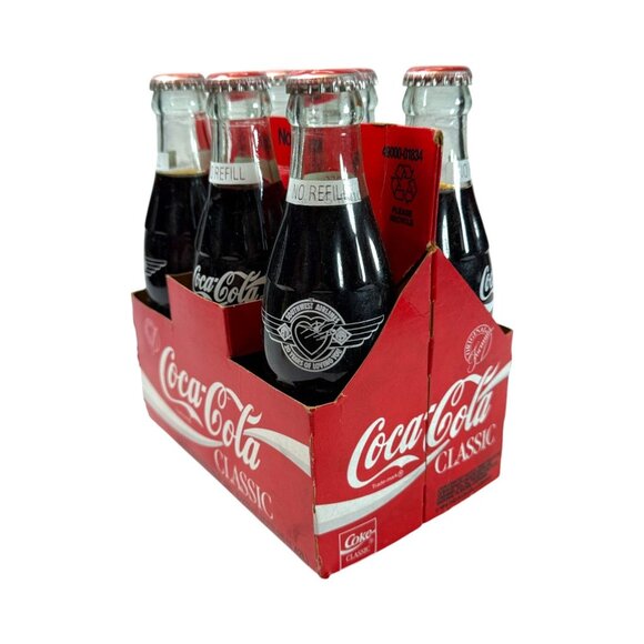 Southwest Airlines 20th Anniversary Coca-Cola Classic Commemorative Bottles 8 Fl - Picture 4 of 9